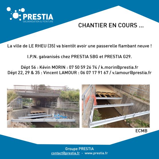 Passerelle - LE RHEU - PRESTIA - ECMB